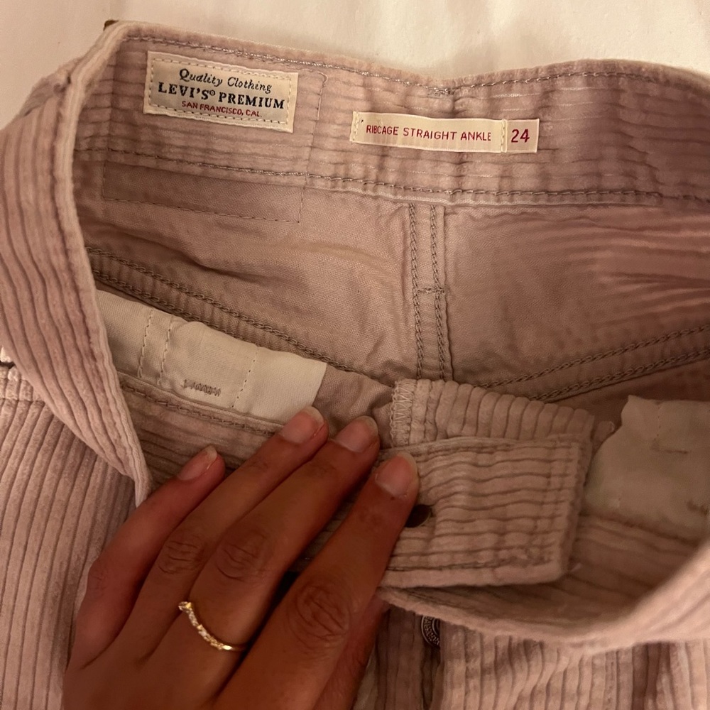 Levis Ribcage Straight Ankle Pants size 24